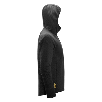 Bluza robocza z kapturem, na suwak Snickers FlexiWork 8405 – prawy bok