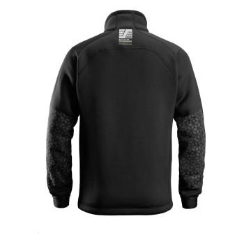 Bluza robocza z ociepleniem, na suwak Snickers AllroundWork 8018 – tył