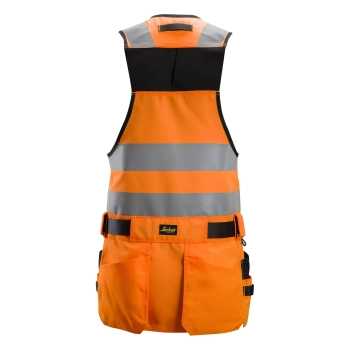 Kamizelka narzędziowa odblaskowa, EN ISO 20471 kl. 1 Snickers High-Vis 4230 – tył