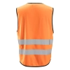 Kamizelka odblaskowa MultiPockets™, na suwak, EN ISO 20471 kl. 2 Snickers High-Vis 9153 – tył