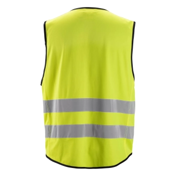 Kamizelka odblaskowa, na suwak, EN ISO 20471 kl. 2 Snickers High-Vis 4310 – tył