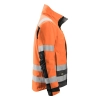 Kurtka robocza damska odblaskowa ocieplana 37.5®, EN ISO 20471 kl. 2/3 Snickers High-Vis 1137 – prawy bok