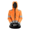 Kurtka robocza damska odblaskowa przeciwdeszczowa shell, EN ISO 20471 kl. 2/3 Snickers High-Vis 1347