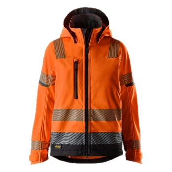 Kurtka robocza damska odblaskowa softshell, EN ISO 20471 kl. 2/3 Snickers High-Vis 1273