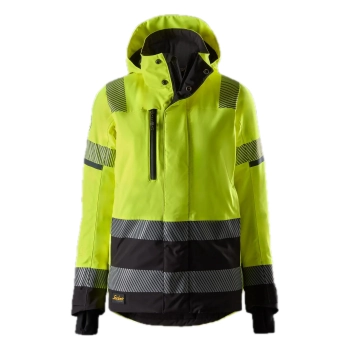 Kurtka robocza damska odblaskowa, wodoodporna, elastyczna, EN ISO 20471 kl. 2/3 Snickers High-Vis 1179