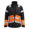 Kurtka robocza damska odblaskowa, zimowa, EN ISO 20471 kl. 1 Snickers High-Vis 1170
