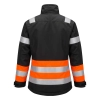 Kurtka robocza damska odblaskowa, zimowa, EN ISO 20471 kl. 1 Snickers High-Vis 1170 – tył