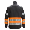 Kurtka robocza odblaskowa, EN ISO 20471 kl. 1 Snickers High-Vis 1534 – tył