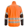 Kurtka robocza odblaskowa, EN ISO 20471 kl. 2/3 Snickers High-Vis 1532 – tył