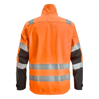 Kurtka robocza odblaskowa, EN ISO 20471 kl. 2/3 Snickers High-Vis 1532 – tył