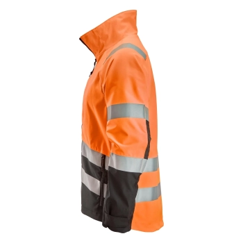 Kurtka robocza odblaskowa, EN ISO 20471 kl. 2/3 Snickers High-Vis 1532 – lewy bok
