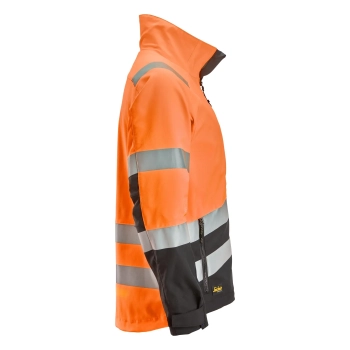 Kurtka robocza odblaskowa, EN ISO 20471 kl. 2/3 Snickers High-Vis 1532 – prawy bok