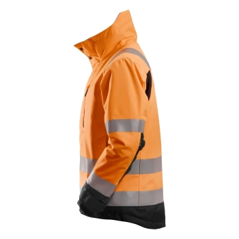 Kurtka robocza odblaskowa ocieplana 37.5®, EN ISO 20471 kl. 3 Snickers High-Vis 1130 – lewy bok