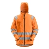 Kurtka robocza odblaskowa przeciwdeszczowa PU, EN ISO 20471 kl. 3 Snickers High-Vis 8233