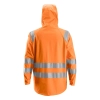 Kurtka robocza odblaskowa przeciwdeszczowa PU, EN ISO 20471 kl. 3 Snickers High-Vis 8233 – tył