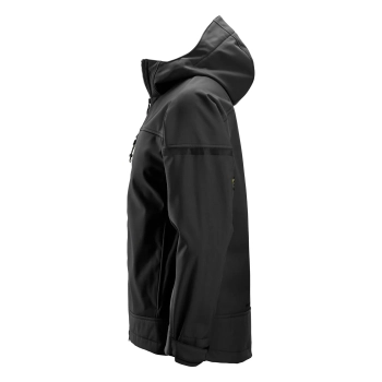 Kurtka robocza softshell stretch z kapturem Snickers AllroundWork 1226 – lewy bok