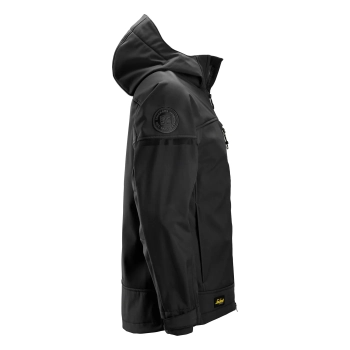 Kurtka robocza softshell stretch z kapturem Snickers AllroundWork 1226 – prawy bok