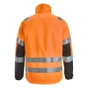 Kurtka robocza zimowa odblaskowa, EN ISO 20471 kl. 2/3 Snickers High-Vis 1153 – tył