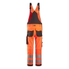 Ogrodniczki robocze odblaskowe, EN ISO 20471 kl. 2 Snickers High-Vis 6043 – tył