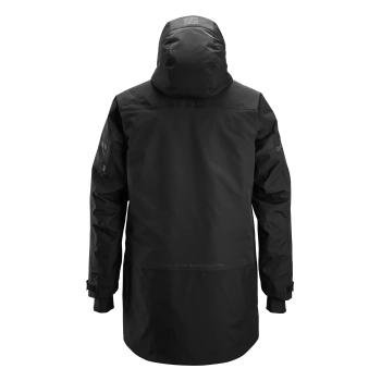 Parka robocza przeciwdeszczowa, ocieplana Snickers AllroundWork 1801 – tył