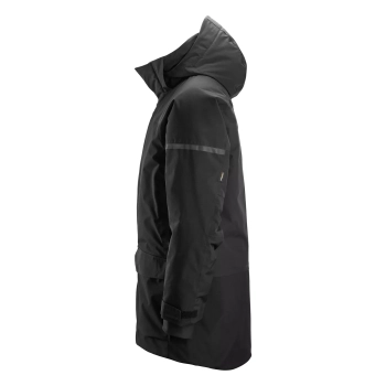 Parka robocza przeciwdeszczowa, ocieplana Snickers AllroundWork 1801 – lewy bok