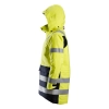 Parka robocza spawalnicza odblaskowa, ocieplana, EN ISO 20471 kl. 3 Snickers ProtecWork 1860 – lewy bok