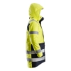 Parka robocza spawalnicza odblaskowa, ocieplana, EN ISO 20471 kl. 3 Snickers ProtecWork 1860 – prawy bok
