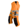 Piratki robocze odblaskowe stretch z workami kieszeniowymi, EN ISO 20471 kl. 1/2 Snickers High-Vis 6138 – lewy bok