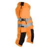 Piratki robocze odblaskowe stretch z workami kieszeniowymi, EN ISO 20471 kl. 1/2 Snickers High-Vis 6138 – prawy bok