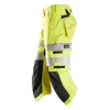 Piratki robocze trudnopalne odblaskowe, EN ISO 20471 kl. 2 Snickers ProtecWork 6161 – lewy bok