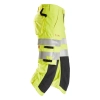 Piratki robocze trudnopalne odblaskowe, EN ISO 20471 kl. 2 Snickers ProtecWork 6161 – prawy bok
