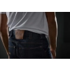 Spodenki robocze Denim Snickers FlexiWork 6156 – zdjęcie w użyciu 3