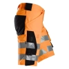 Spodenki robocze odblaskowe stretch, EN ISO 20471 kl. 1 Snickers High-Vis 6136 – prawy bok