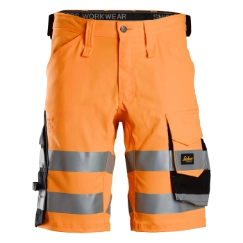 Spodenki robocze odblaskowe stretch, EN ISO 20471 kl. 1 Snickers High-Vis 6136