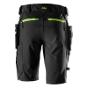 Spodenki robocze softshell stretch z odpinanymi workami kieszeniowymi Snickers FlexiWork 6140 – tył