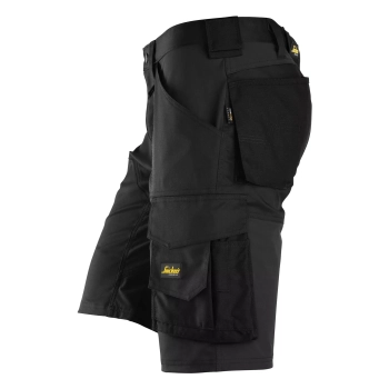 Spodenki robocze stretch, luźne Snickers AllroundWork 6153 – lewy bok