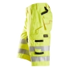 Spodenki robocze trudnopalne odblaskowe, EN ISO 20471 kl. 1 Snickers ProtecWork 6160 – lewy bok