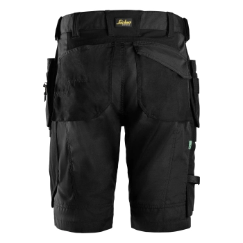 Spodenki robocze z paskiem i workami kieszeniowymi Snickers FlexiWork 6904 – tył