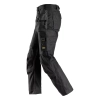 Spodnie robocze Canvas+ stretch z workami kieszeniowymi Snickers AllroundWork 6224 – lewy bok