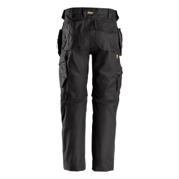 Spodnie robocze Canvas+ stretch z workami kieszeniowymi Snickers AllroundWork 6224 – tył