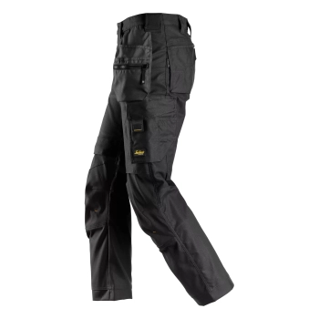 Spodnie robocze Canvas+ stretch z workami kieszeniowymi Snickers AllroundWork 6224 – lewy bok