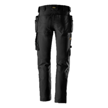 Spodnie robocze Canvas stretch z workami kieszeniowymi Snickers AllroundWork 6244 – tył