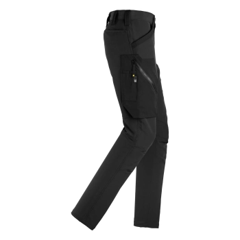 Spodnie robocze damskie full stretch bez kieszeni nakolannikowych Snickers FlexiWork 6877 – prawy bok