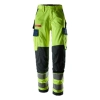Spodnie robocze damskie spawalnicze odblaskowe stretch, EN ISO 20471 kl. 2 Snickers ProtecWork 6367