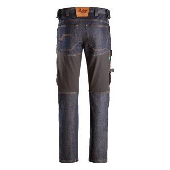 Spodnie robocze Denim+ Snickers FlexiWork 6956 – tył