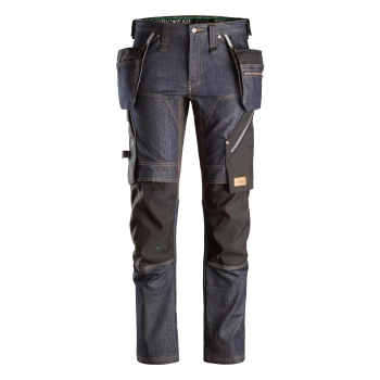 Spodnie robocze Denim+ z workami kieszeniowymi Snickers FlexiWork 6955