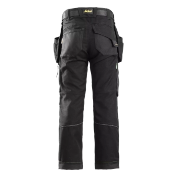 Spodnie robocze dla dzieci Snickers FlexiWork 7505 – tył