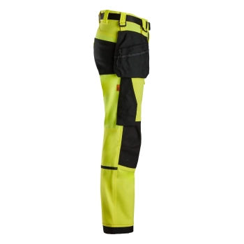 Spodnie robocze dla dzieci z 4-kierunkowym stretchem Snickers AllroundWork 7575 – prawy bok