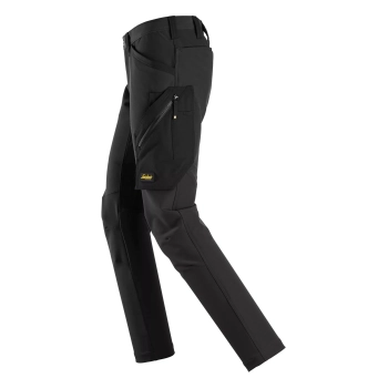 Spodnie robocze full stretch bez kieszeni nakolannikowych Snickers FlexiWork 6873 – lewy bok