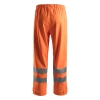 Spodnie robocze odblaskowe przeciwdeszczowe, EN ISO 20471 kl. 2 Snickers High-Vis 8243 – tył